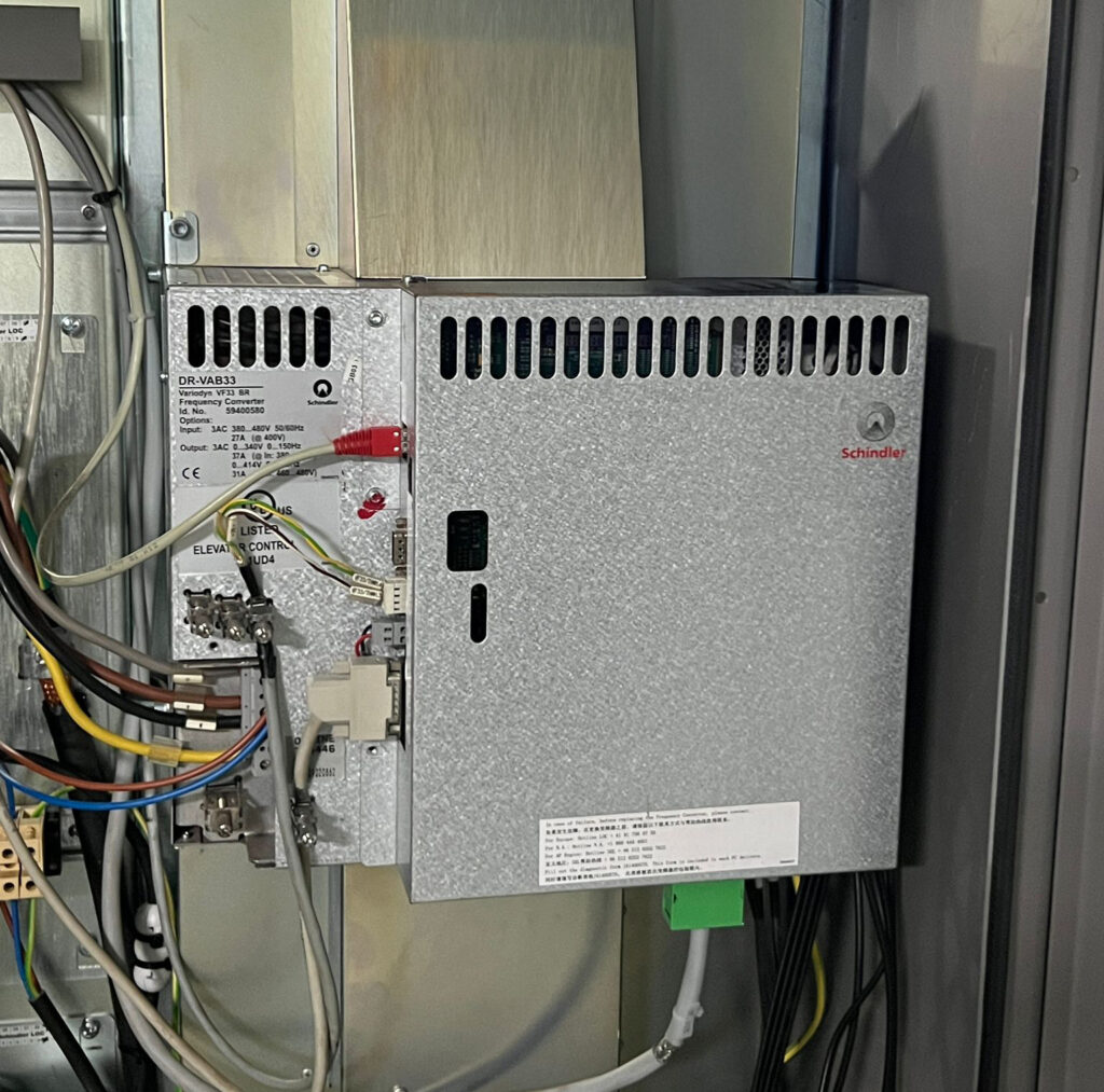 Energy recovery system for elevators installed in cruising ship